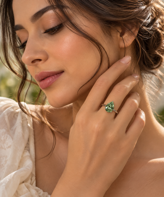 0.23 ct Pear lab-grown diamond – lifestyle