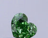 0.21ct Heart Lab Grown Diamond (Colour Fancy Vivid Green, Clarity VS1, IGI Certified)