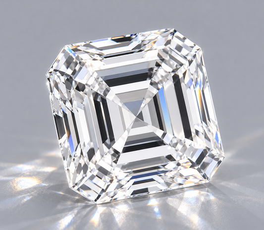 1.52 ct square emerald lab grown diamond D VVS1