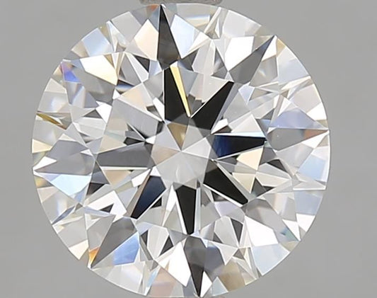 3.09 ct Round lab grown diamond