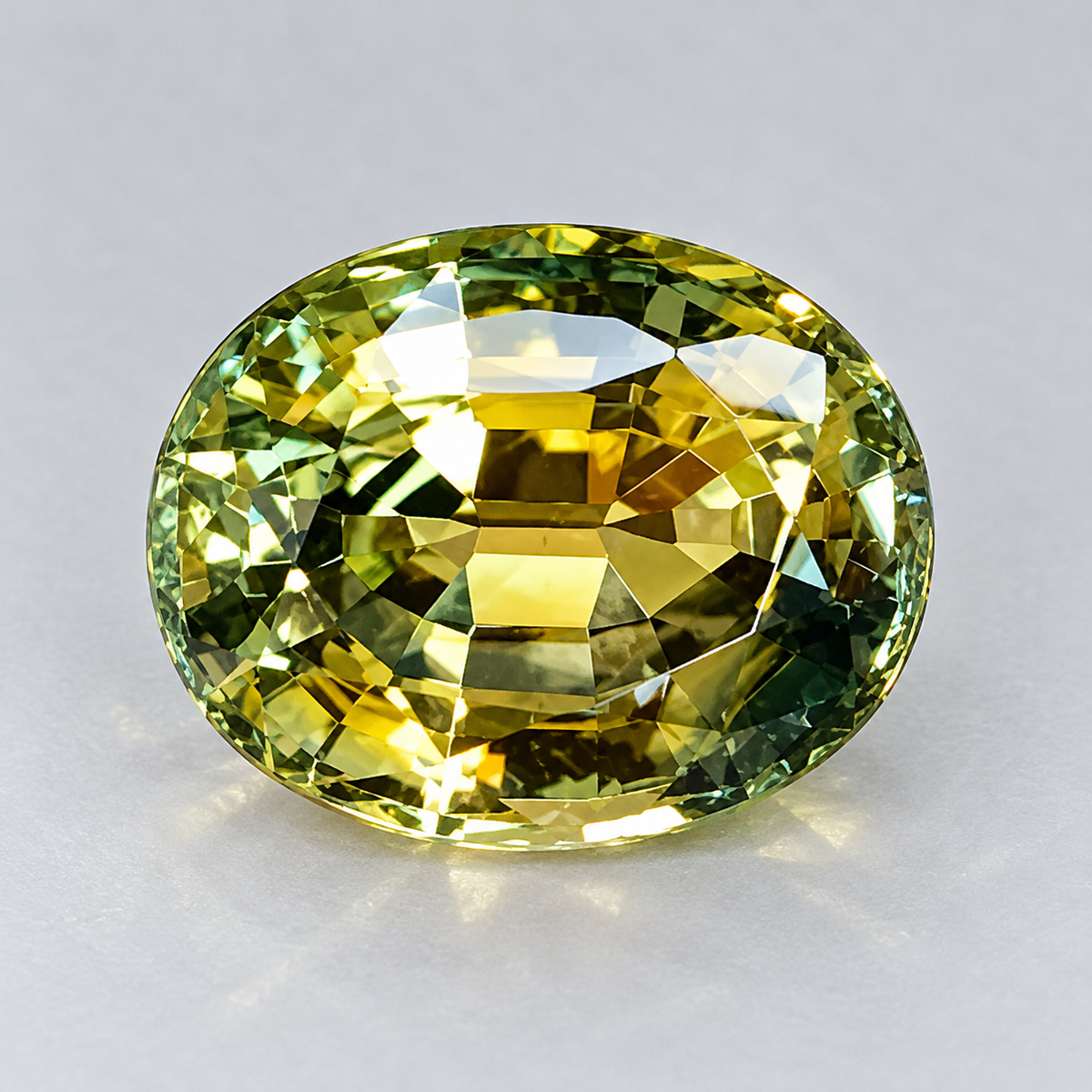 1.60 ct Oval sapphire – face up