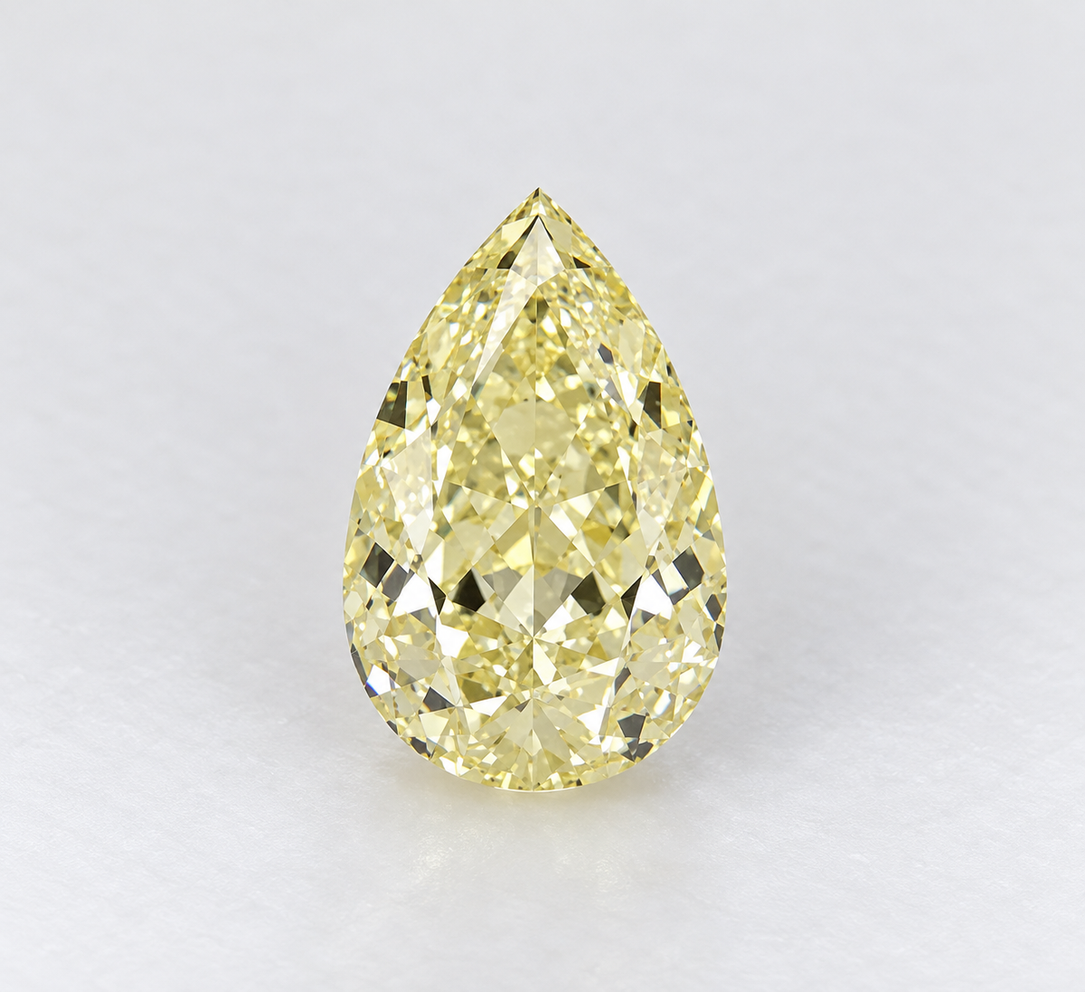 0.15 ct Pear natural diamond – face up