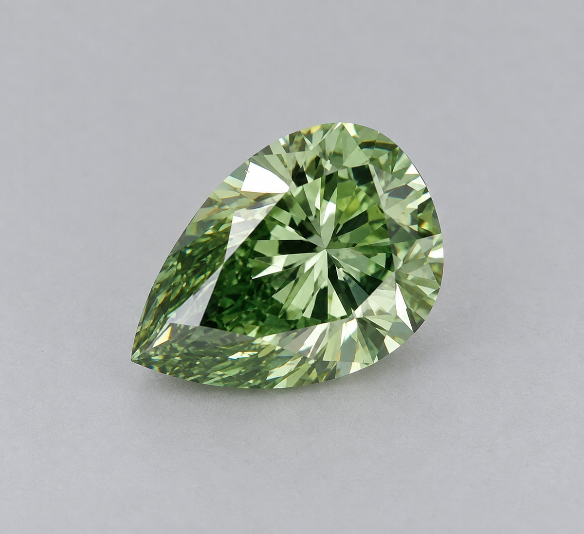0.23 ct Pear lab-grown diamond – face up
