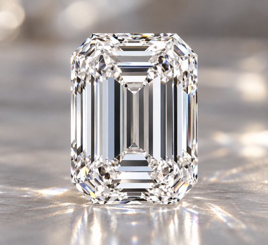 3.02 ct emerald natural diamond G VVS2