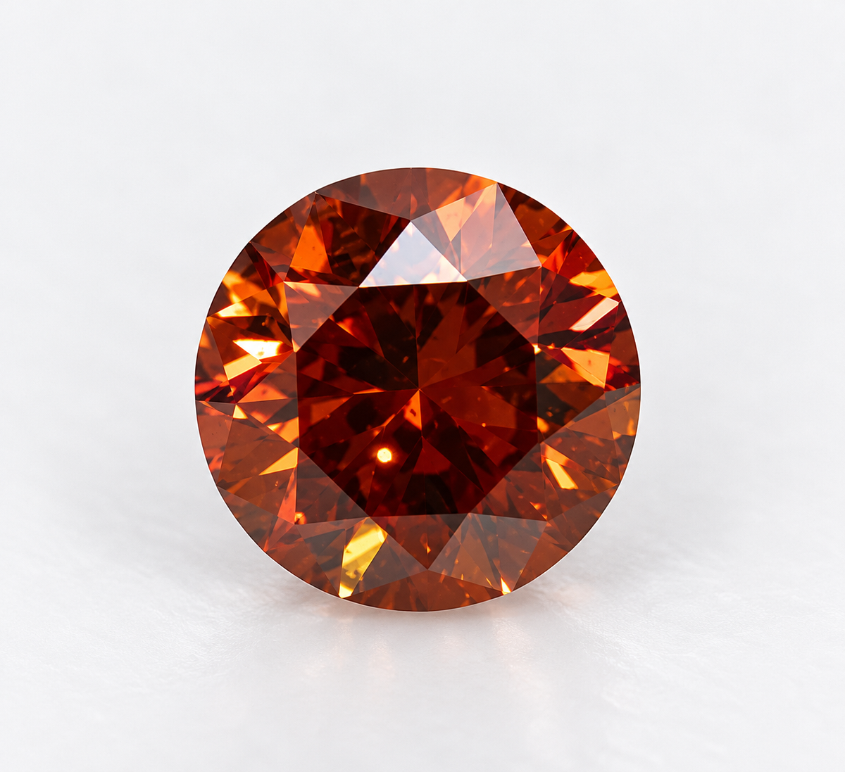 0.14 ct Round natural diamond – face up