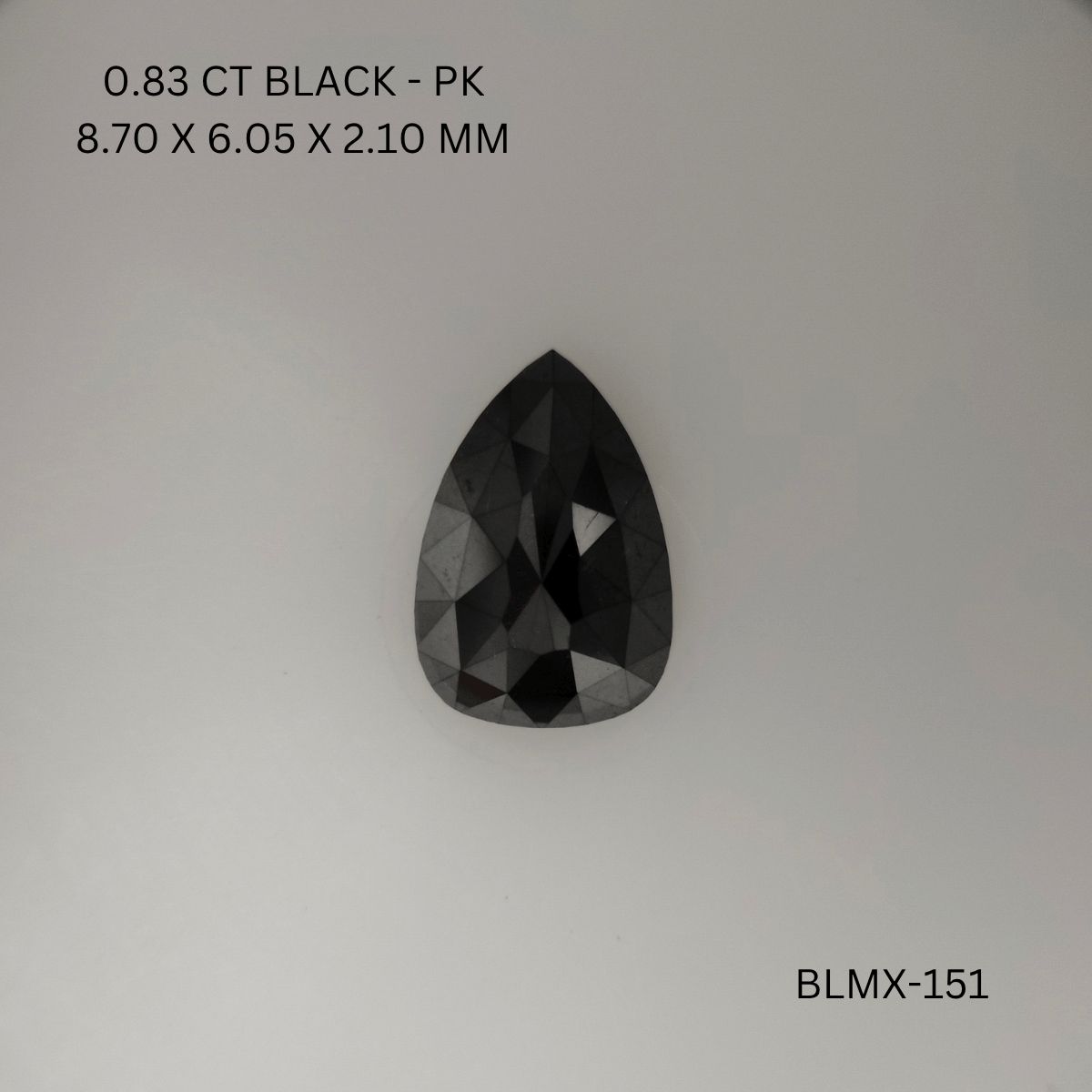 0.83 ct Pear natural diamond