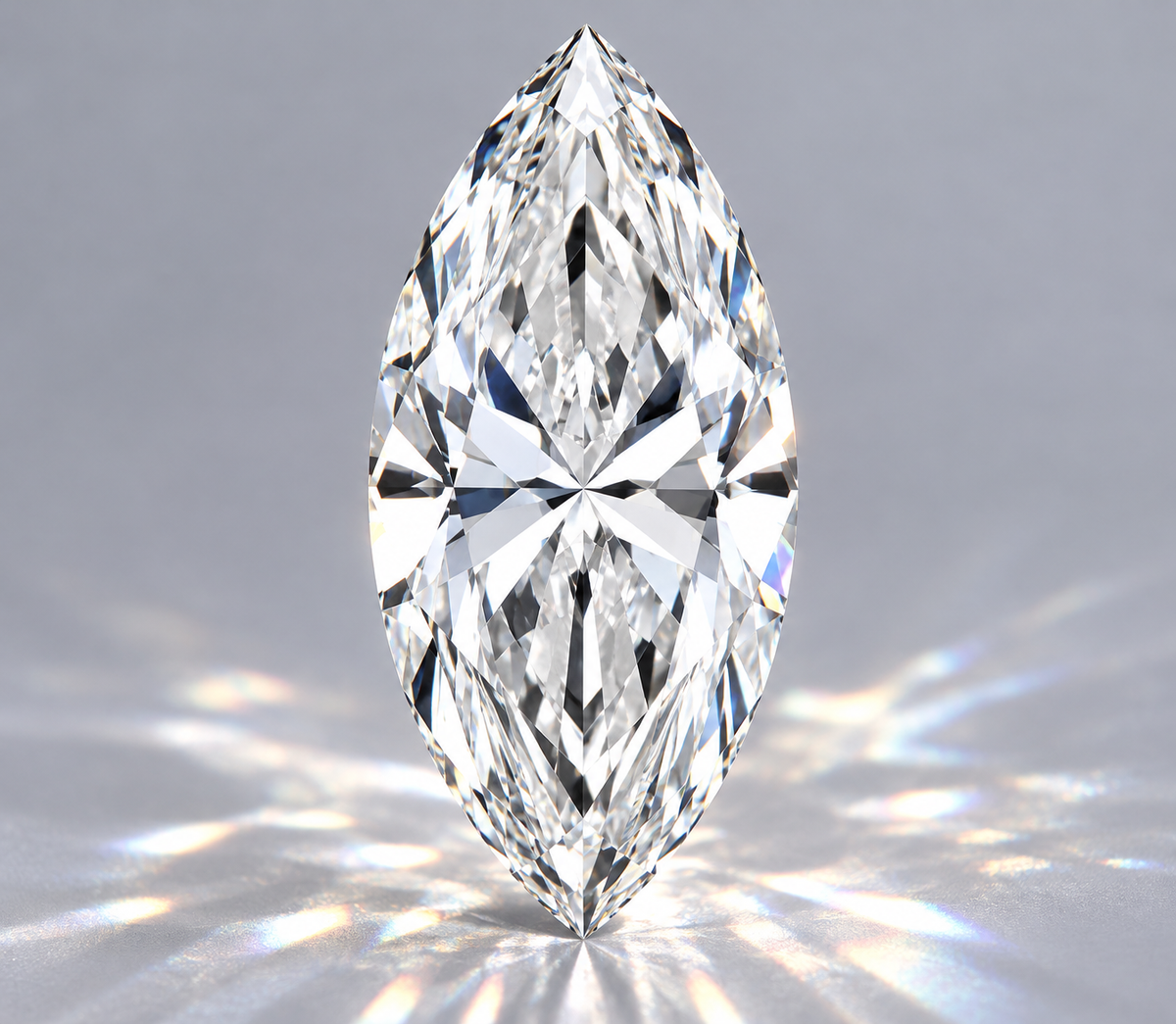 1.52 ct marquise lab grown diamond E VVS1