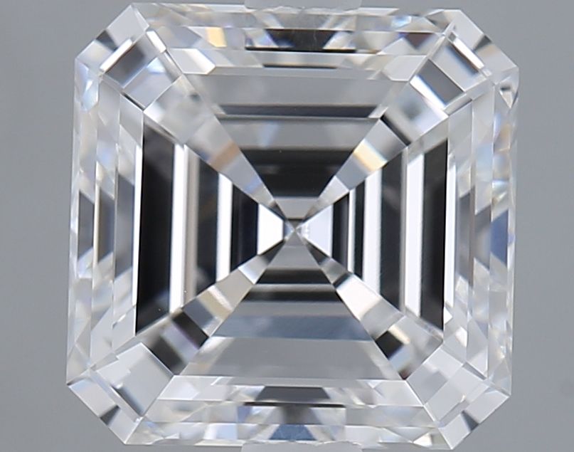 2.60 ct square emerald lab grown diamond E VVS1