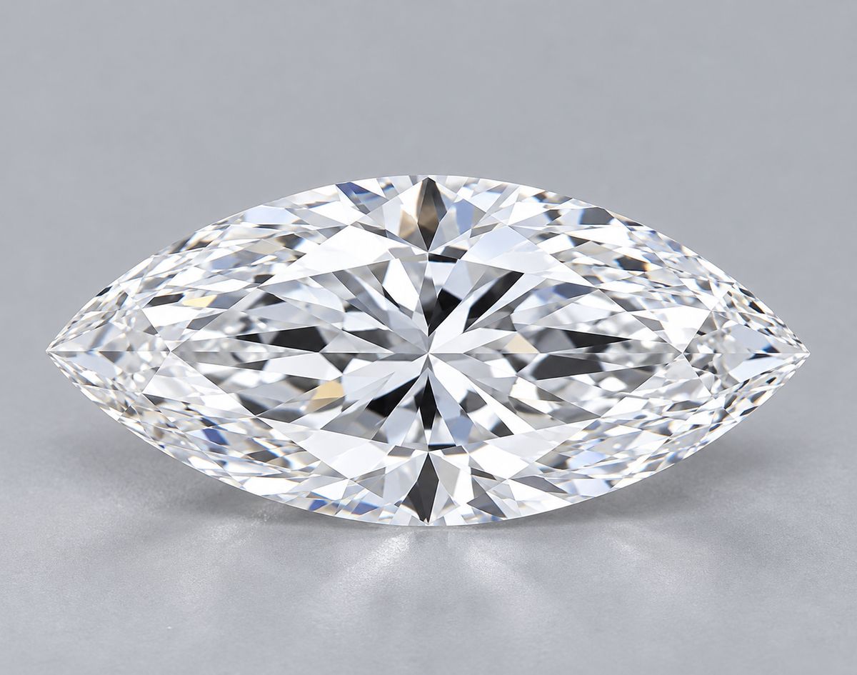 2.01 ct Marquise natural diamond – face up