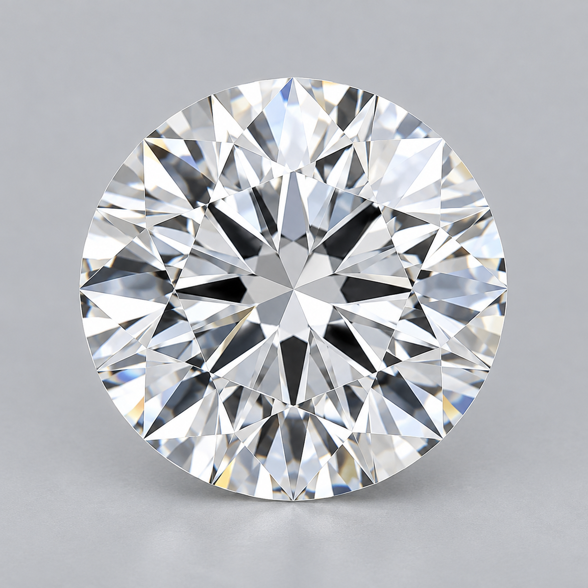3.02 ct Round natural diamond – face up