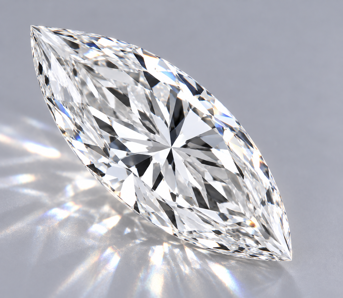 1.52 ct marquise lab grown diamond E VVS1