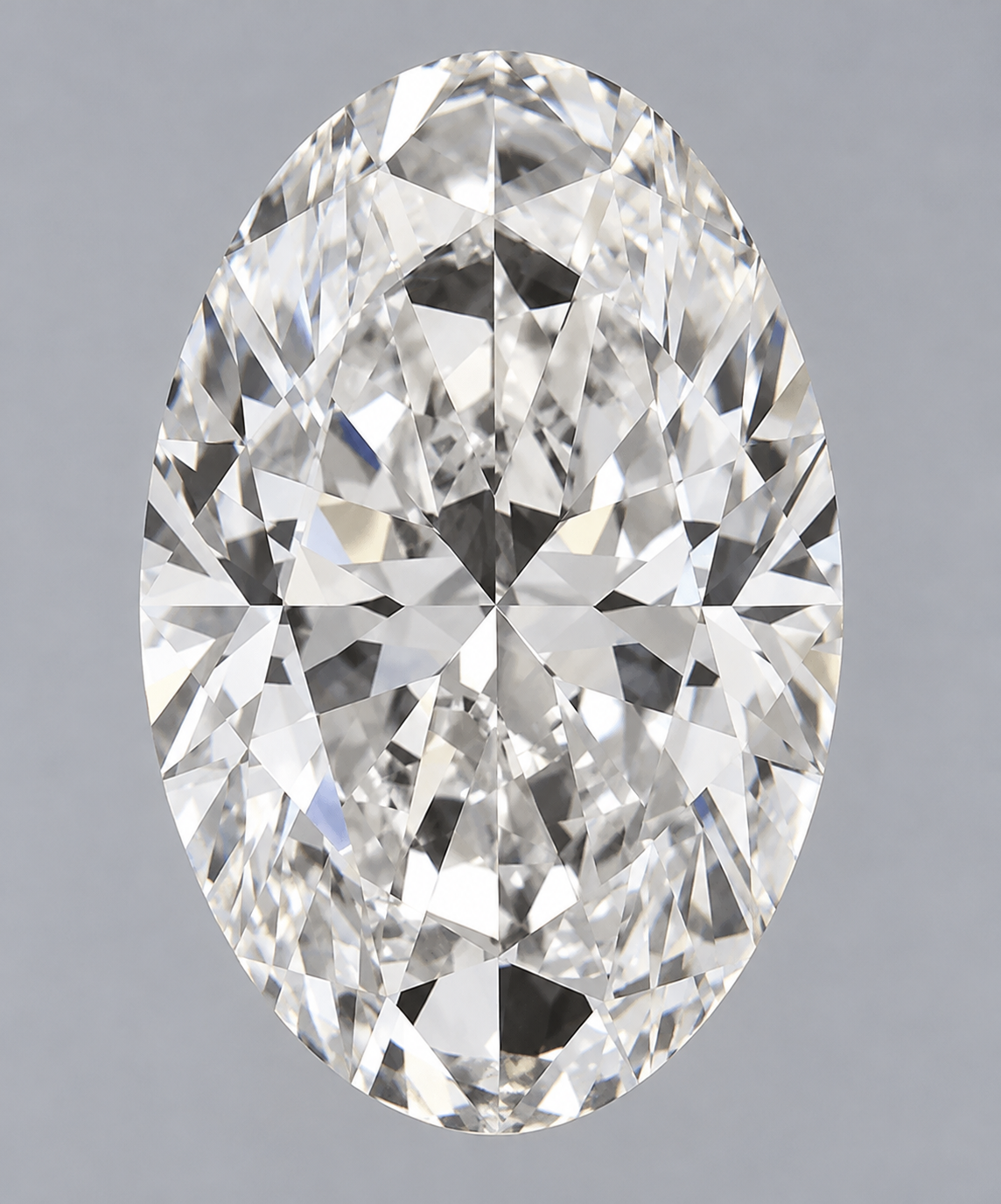 1.51 ct Oval lab grown diamond – face up