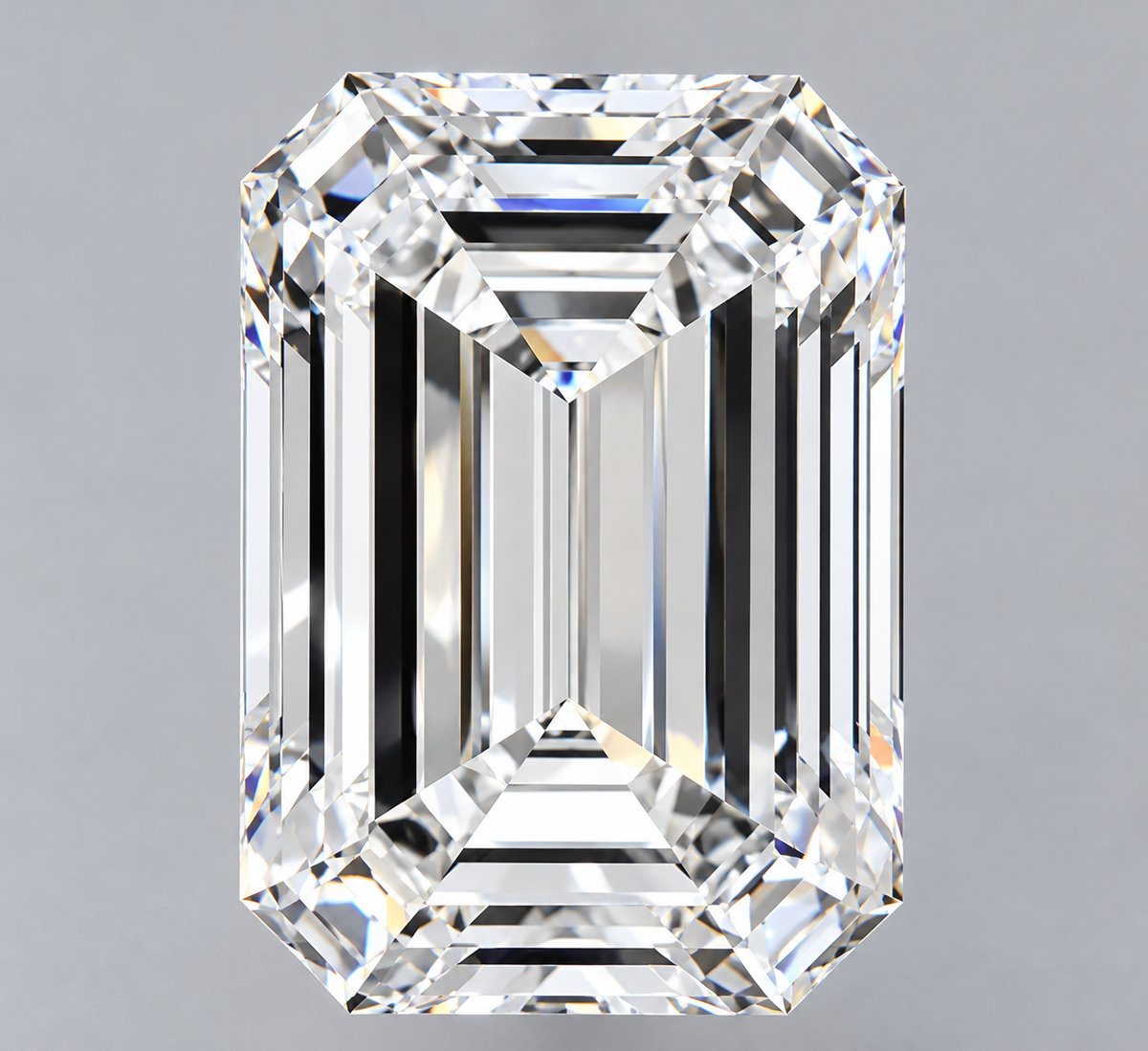 3.07 ct Emerald lab grown diamond – face up