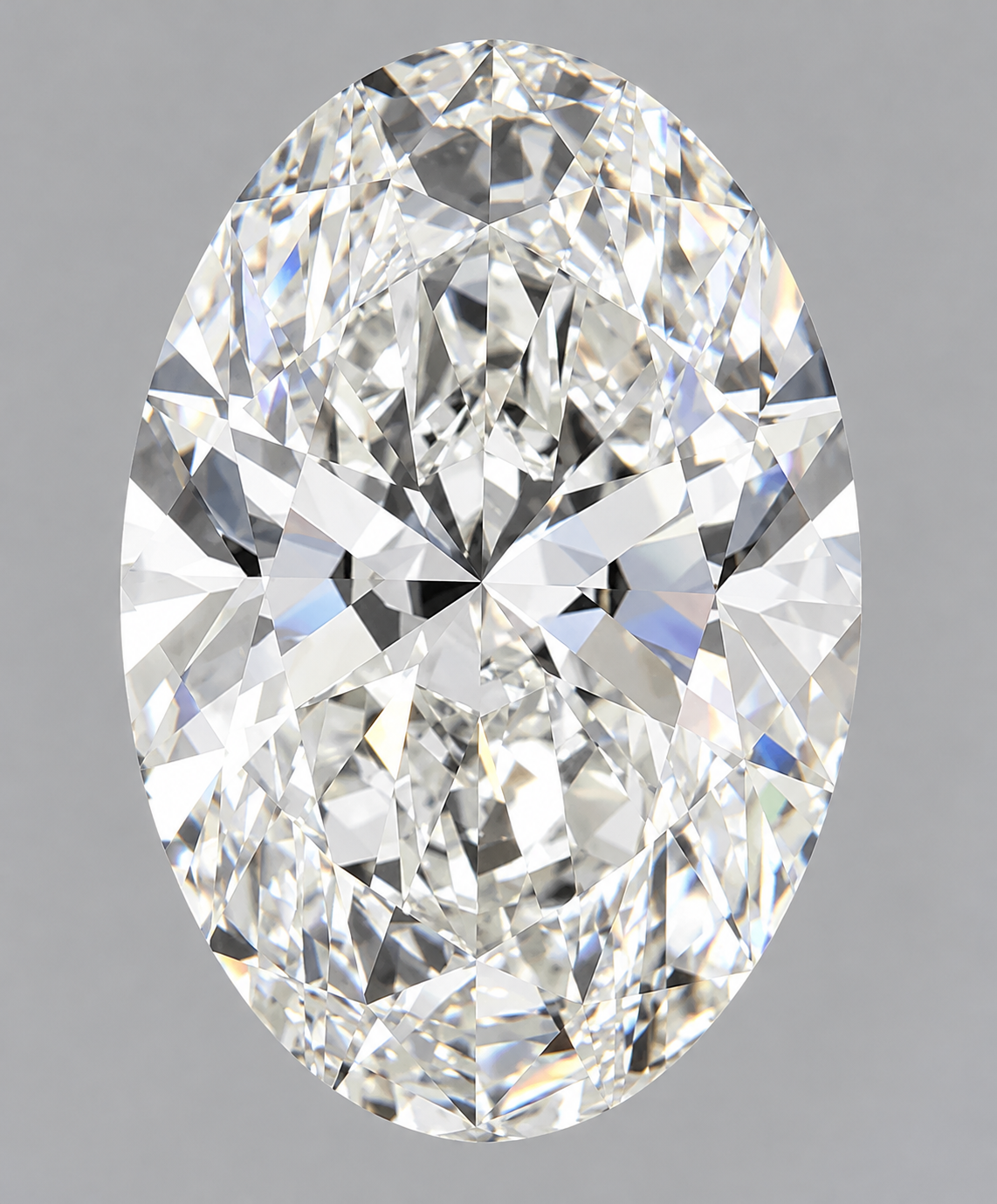 3.09 ct Oval lab grown diamond – face up