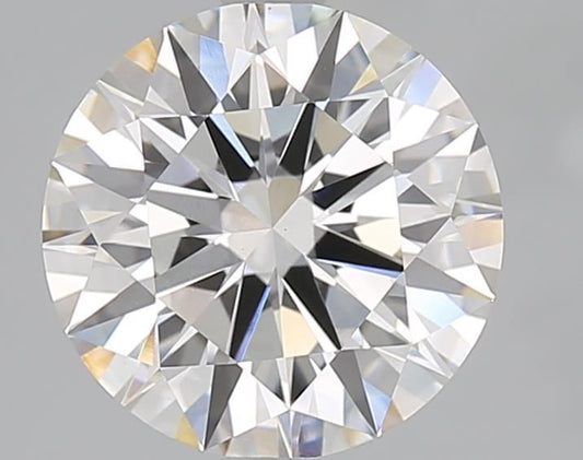 3.04 ct Round lab grown diamond