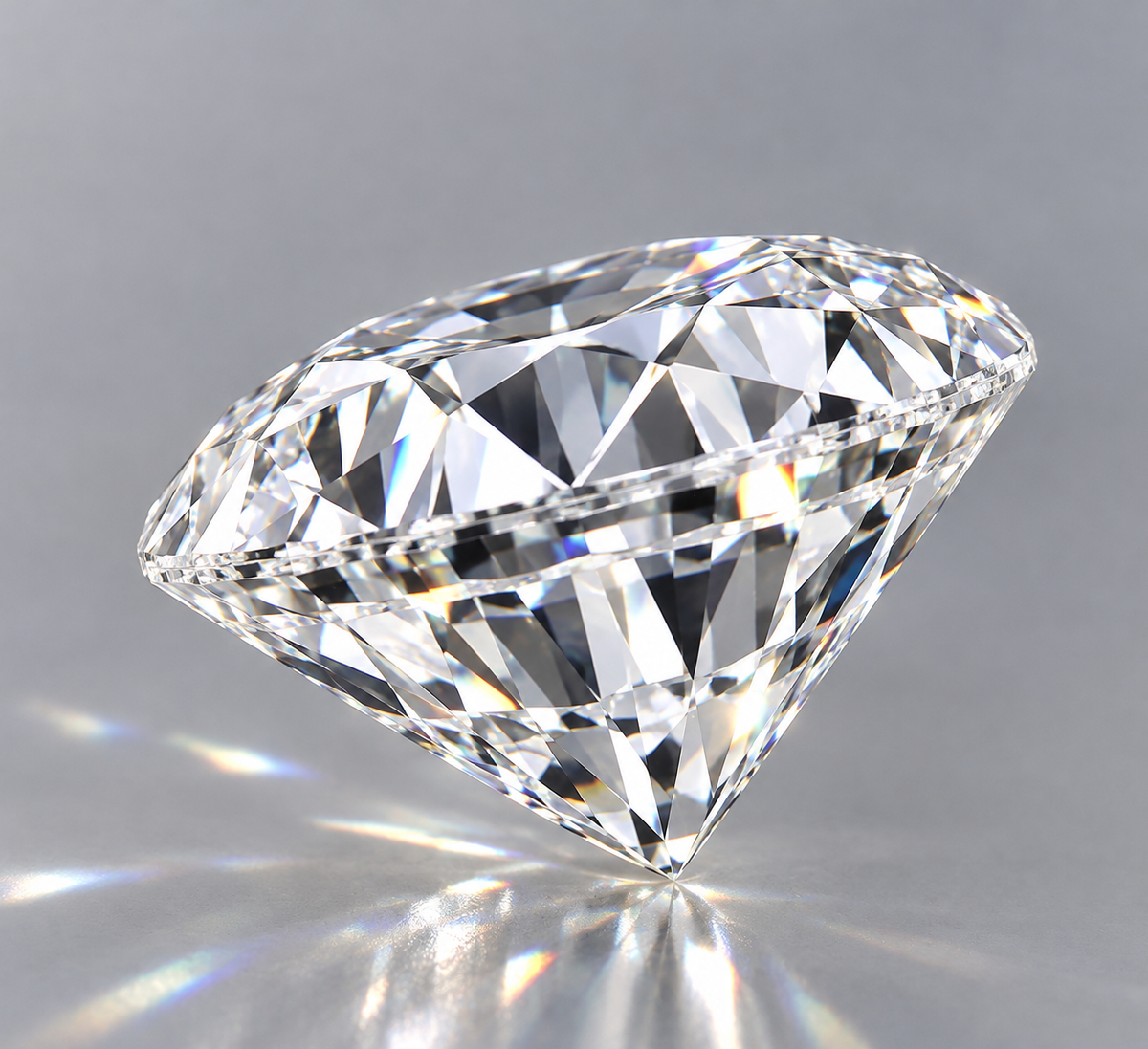 2.83 ct round lab grown diamond G VVS1