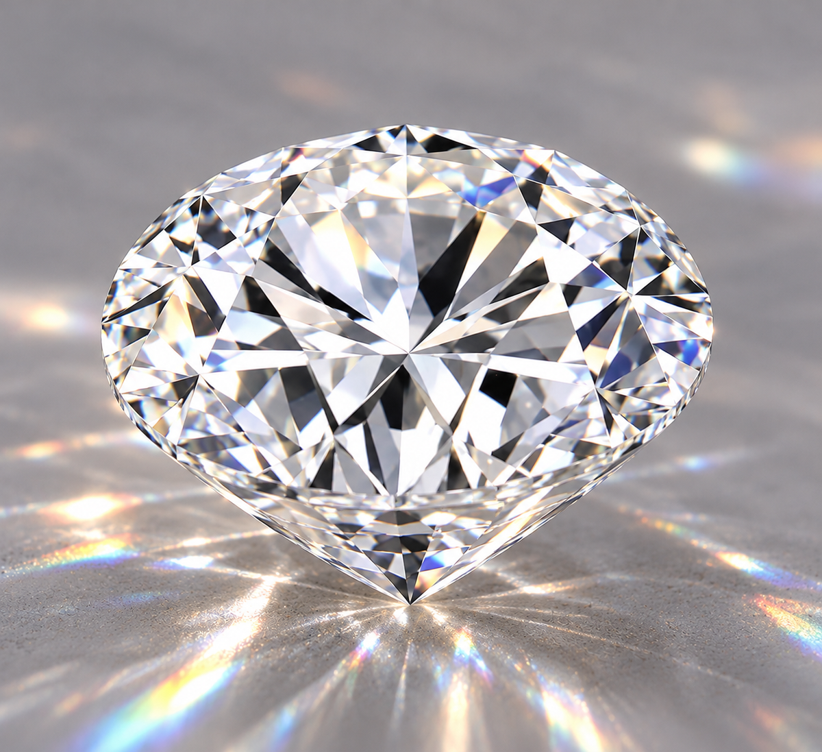 2.83 ct round lab grown diamond G VVS1