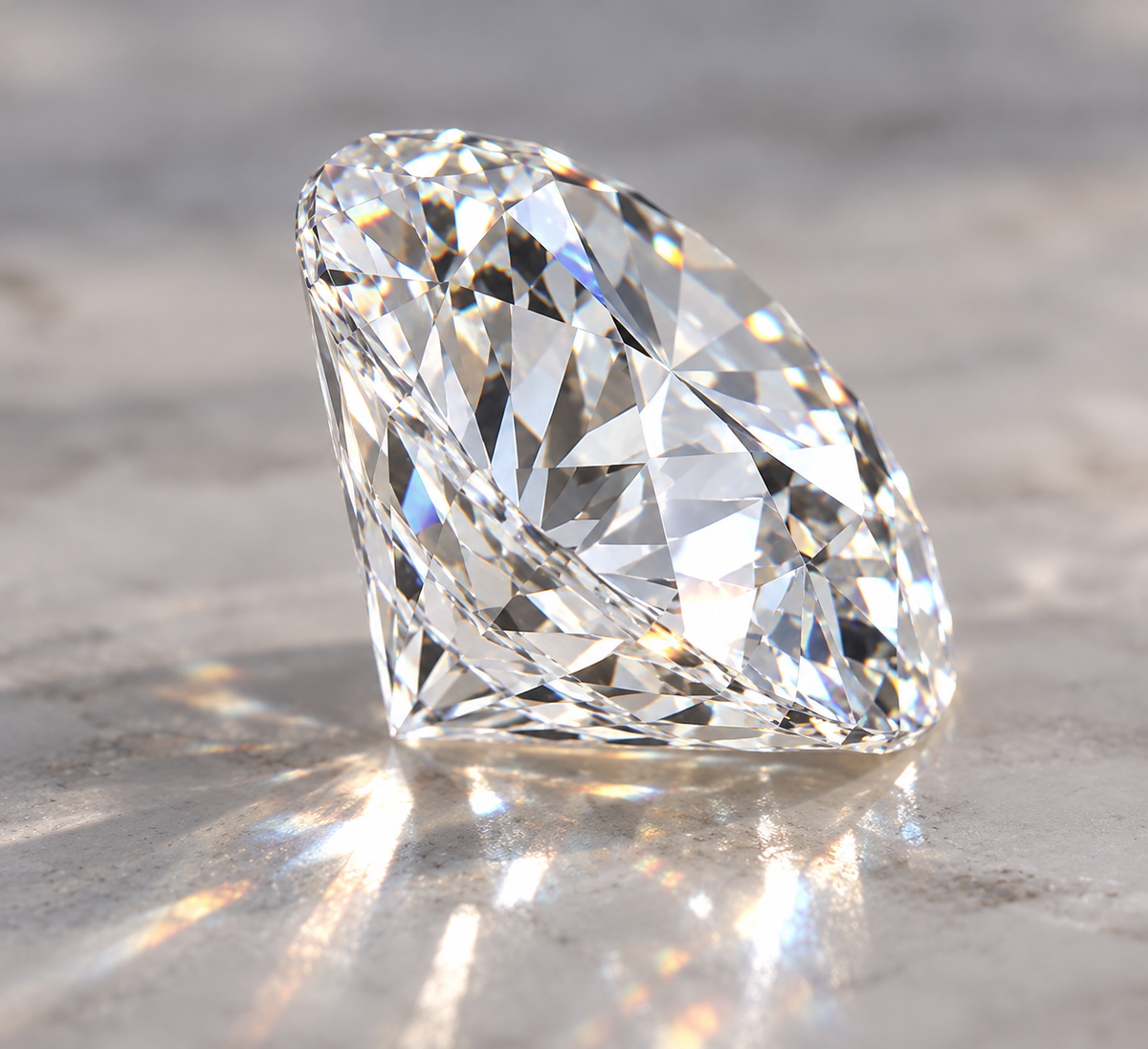 3.00 ct round natural diamond E VVS2